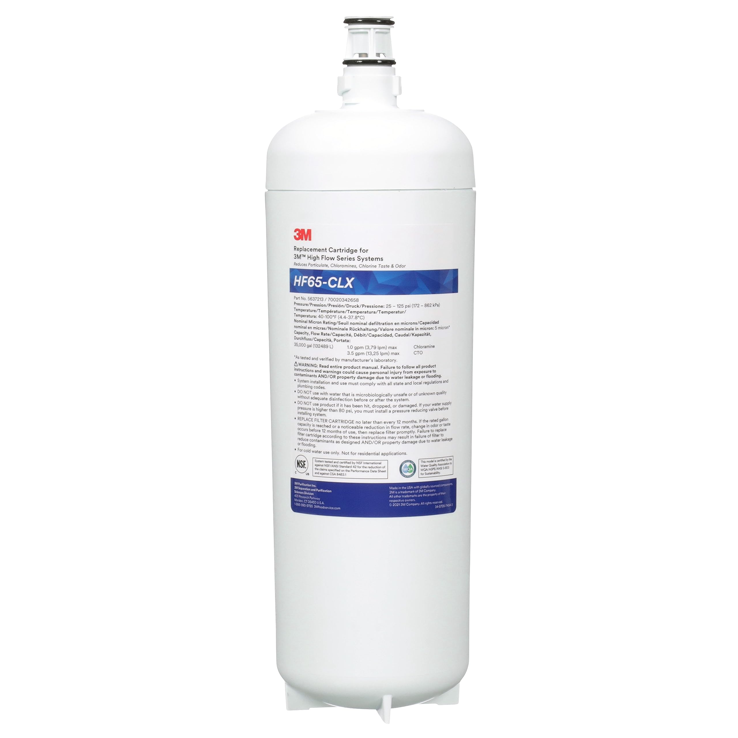 Amazon | 3M ハイフローシリーズ フィルターカートリッジ HF65-CLX